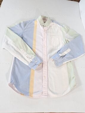 J Crew Slim Cotton Oxford Shirt in Stripe